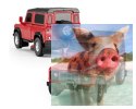 Land Rover Transformer Die Cast 1:32 RTR (zasilanie na baterie) - czerwony