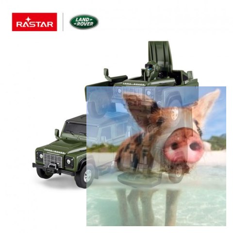 Land Rover Transformer Die Cast 1:32 RTR (zasilanie na baterie) - zielony Land Rover Transformer Die Cast 1:32 RTR (zasilanie na baterie) - zielony