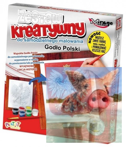 POLSKA - Wypukła Malowanka Seria POLSKA - Godło Polski