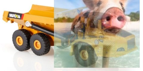 Przegubowa wywrotka (skala 1:50, ręczna obsługa) Przegubowa wywrotka (skala 1:50, ręczna obsługa)