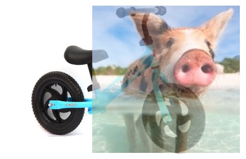 Rowerek Cube - niebieski