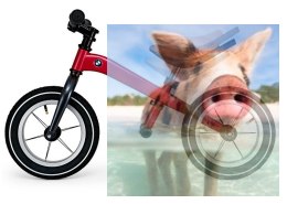 Rowerek biegowy BMW - czerwony