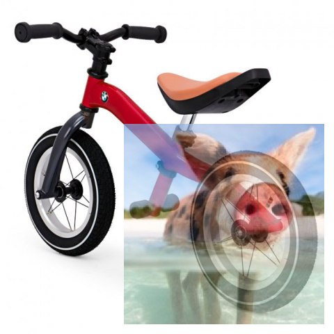 Rowerek biegowy BMW - czerwony