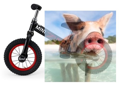 Rowerek biegowy MINI - czarny