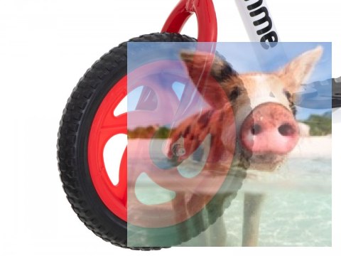 Rowerek biegowy Viko (koła 11" pianka EVA, wiek 3+, podest) - czerwony