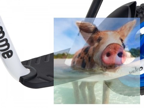 Rowerek biegowy Viko (koła 11" pianka EVA, wiek 3+, podest) - niebieski