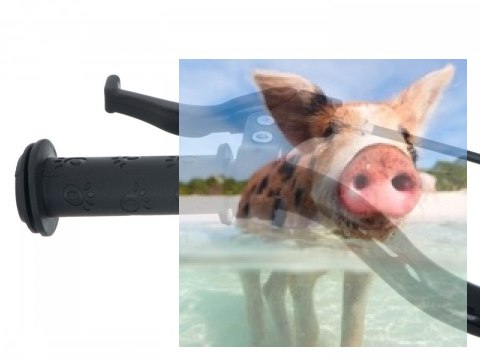 Rowerek biegowy z hamulcem Nemo (koła 11" pianka Eva, wiek 3+) - niebieski