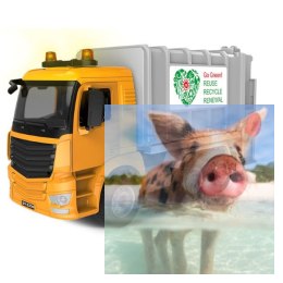 Śmieciarka 1:20 (otwierane drzwi, dźwięki i światła, ręczna obsługa)