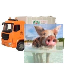 Śmieciarka 1:20 (otwierane drzwi, dźwięki i światła, ręczna obsługa)