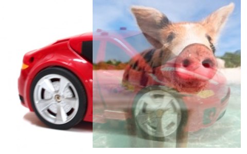 Transformer 27/40MHz RTR (14cm, zasięg do 15m, 3km/h) - Czerwony