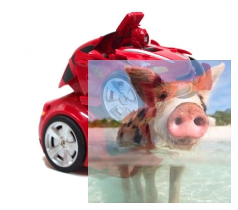 Transformer 27/40MHz RTR (14cm, zasięg do 15m, 3km/h) - Czerwony