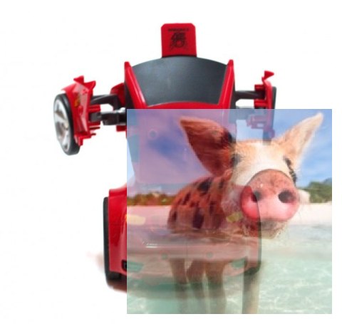 Transformer 27/40MHz RTR (14cm, zasięg do 15m, 3km/h) - Czerwony