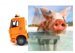 Wywrotka 1:20 (dźwięki, ręczne podnoszenie i opuszczanie przyczepy)