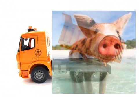 Wywrotka 1:20 (dźwięki, ręczne podnoszenie i opuszczanie przyczepy)