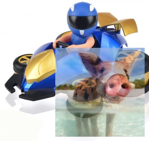 Auto wyczynowe Stunt 1:18 2.4GHz - niebieski