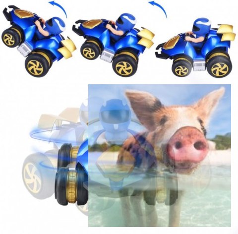 Auto wyczynowe Stunt 1:18 2.4GHz - niebieski