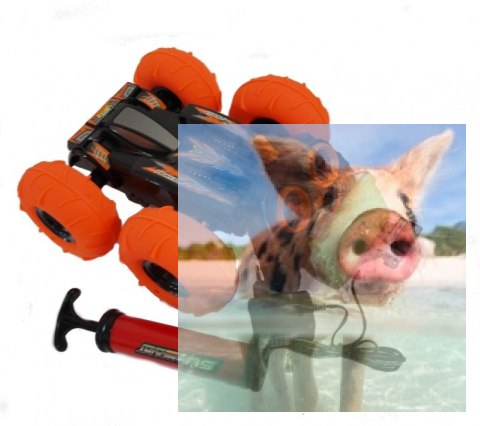 Auto wyczynowe Surmount 2.4GHZ - 0932 - Pomarańczowy