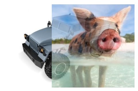 Ciężarówka wojskowa SL-008A (1:10, 4x4, 2.4G) - Niebieska