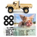 Ciężarówka wojskowa WPL B-14K 1:16 4x4 - KIT - Żółty