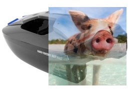 Łódka zanętowa BAITING500 2.4GHz RTR - SZARY