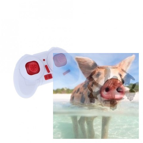 Mini dron X901 (4CH, 2.4GHz, zasięg 20-30m, 22g, żyroskop, 7.5cm) - Biały