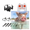 Mini dron X929H (2.4GHz, zasięg 20-30m, żyroskop, zawis, 7.7cm) - Czarny