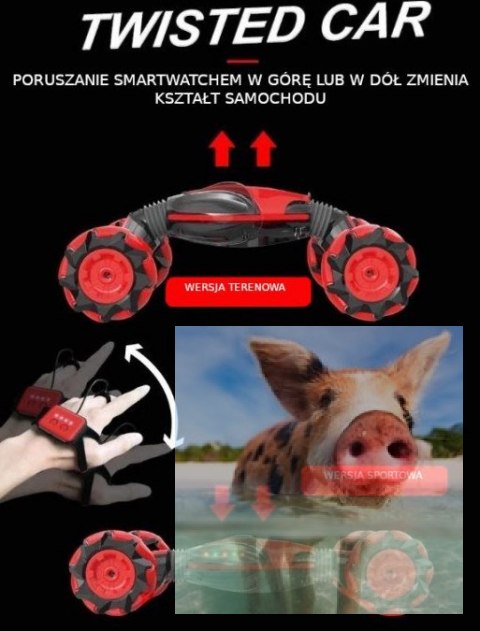 Twist Climber 1:16, 2.4GHz RTR - czerwony