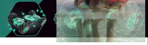 Twist Mech 4WD 1:16 2.4Ghz RTR - zielony - C337