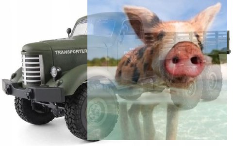 Wojskowy transporter 1:16, 6x6, 2.4GHz, RTR - Zielony