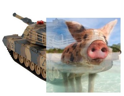 Abrams M1A2 2.4GHz RTR 1:24- Żółty