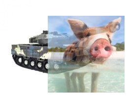 Czołg ze światłem i muzyką 1:18 RTR- niebieski