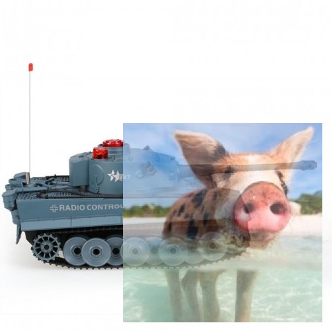 German Tiger 2.4GHz RTR 1:24 - Szary