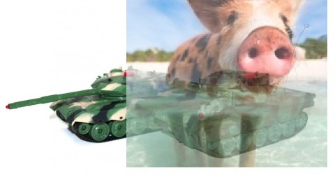 Para walczących czołgów American M1A2 i Chinese 96 1:32 27/40MHz