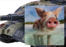 Zestaw wzajemnie walczących czołgów 1:24 27/40MHz RTR