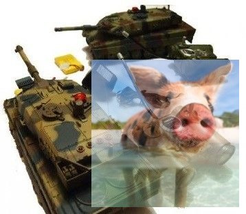 Zestaw wzajemnie walczących czołgów 1:24 27/40MHz RTR