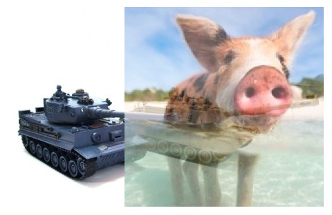 Zestaw wzajemnie walczących czołgów PK German Tiger i Abrams M1A2 1:28