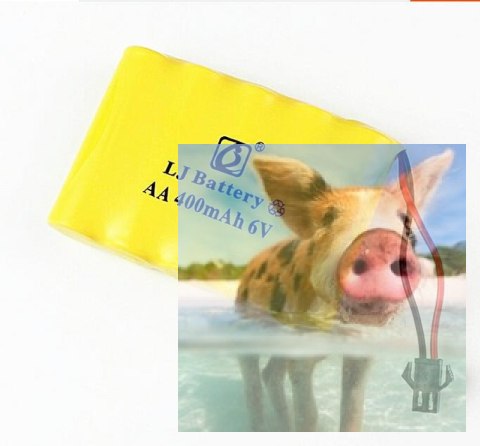 400mAh 6V NiCd SM - H-Toys 1310-1510 - POSERWISOWY