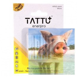 AAA 1.2V 800mAh NiMh Tattu enerpro - 4szt