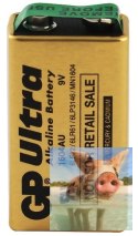 Bateria 9V GP Ultra Alkaline