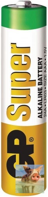 Bateria AAA 1,5V GP Super Alkaline