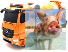 Betoniarka Mercedes-Benz Arocs 1:20 2.4GHz - POSERWISOWY (uszkodzenie mechaniczne)