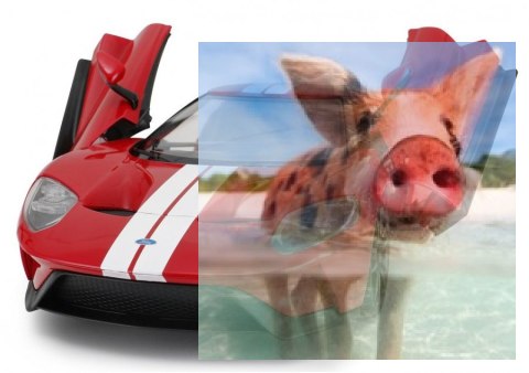 Ford GT 1:14 RTR (zasilanie na baterie AA) - Czerwony- POSERWISOWY