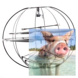 Helikopter Kula Aerocraft podczerwień (mała) - POSERWISOWY (Uszkodzona elektronika)