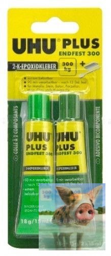Klej epoksydowy UHU Plus Endfest 300 w tubkach 2x15ml