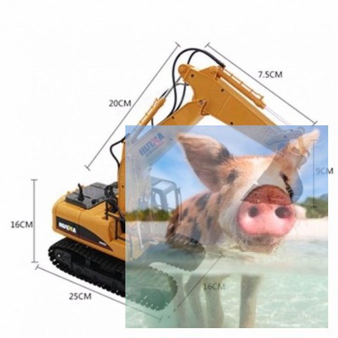 Koparka gąsiennicowa 1:14 POSERWISOWY