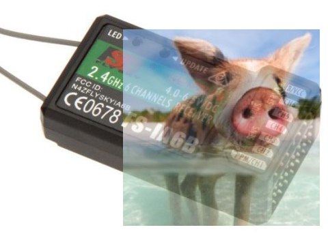 Odbiornik FlySky FS-IA6B 6CH 2.4GHz