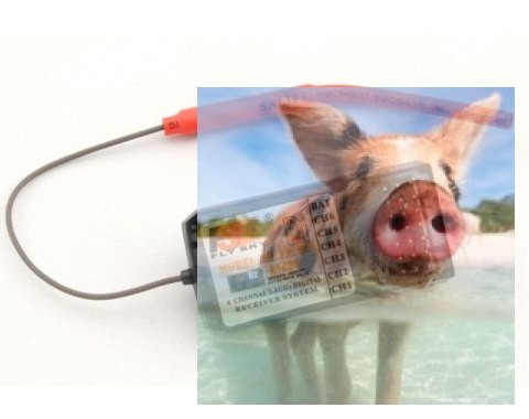 Odbiornik FlySky FS-R6B 6CH 2.4GHz