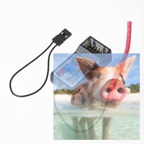 Odbiornik FlySky FS-R6B 6CH 2.4GHz