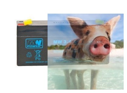 Pb 6V 3.4Ah bezobsługowy (waga 0.7kg, max. prąd ład. 1.2A, max. prąd rozład. 35A)