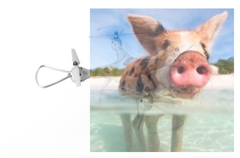 Syma X8 Pro (GPS, kamera FPV 1MP WiFi, 2.4GHz, headless, zasięg do 70m, 50cm) - UŻYWANY (sprawny)